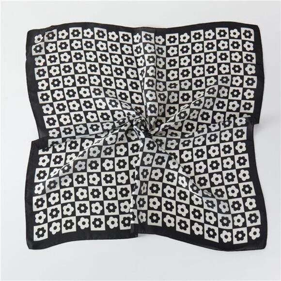 Scarf Fashion Pattern Large Square Satin 09 - Picture 3 of 3